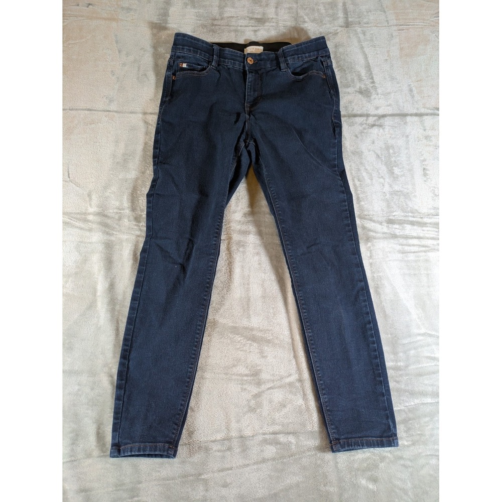 Curve Appeal Jeans Women's 8/29 Essential Skinny Dark Wash Stretch Casual Denim‎